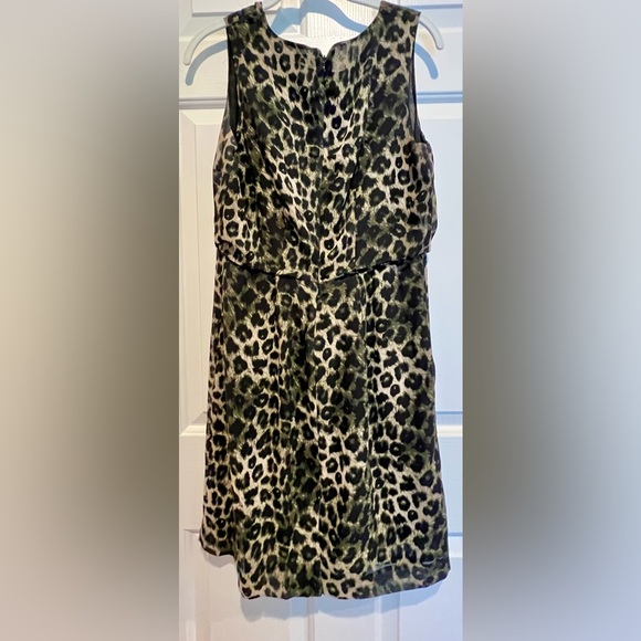 Apt. 9 dress - animal leopard print - black tan - size 10 - never worn - Picture 6 of 10